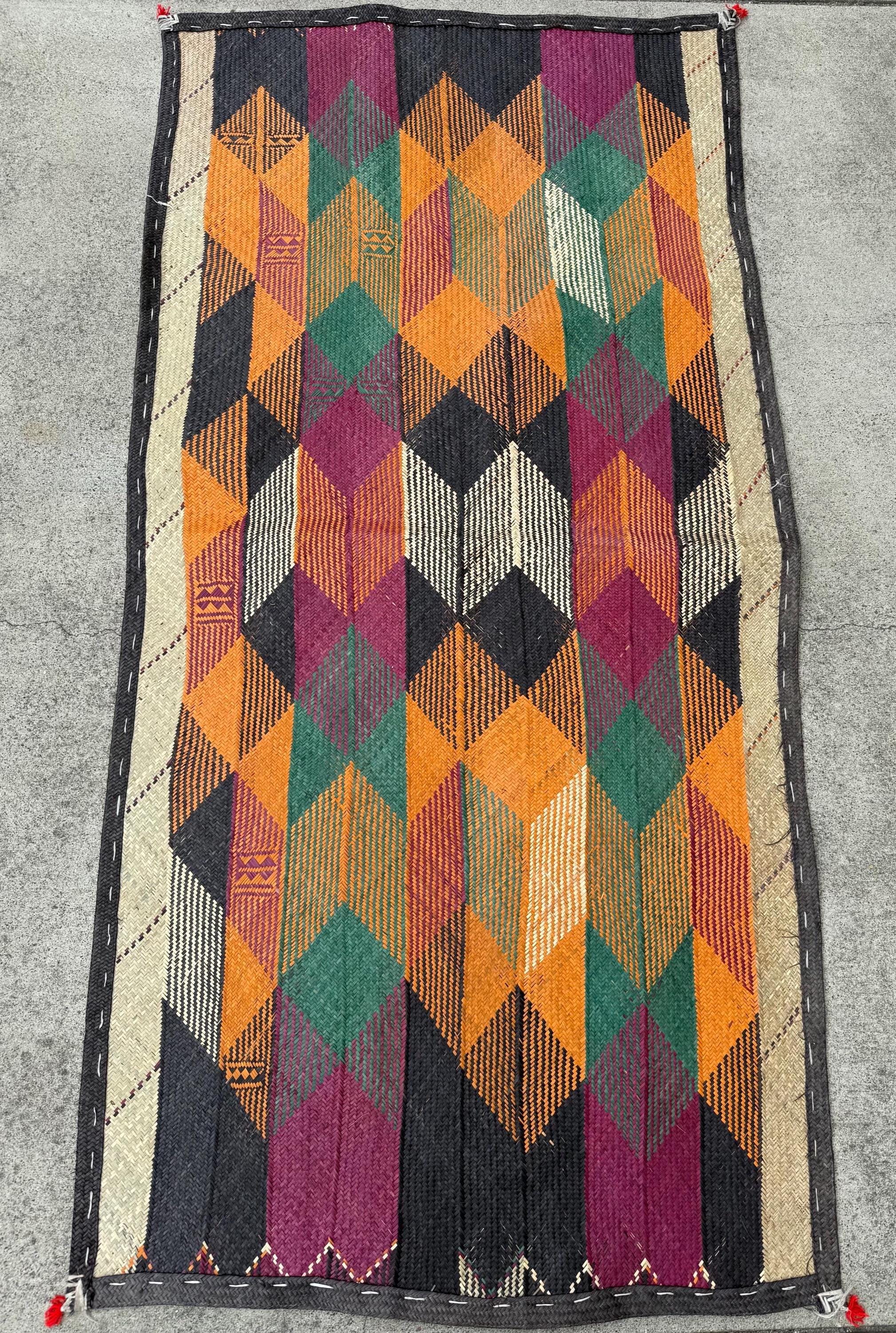 African Mat Pattern Large, Traditional Woven African Mat, Wall Decor Rug Mat Runner - Etsy