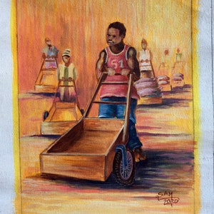Artwork, African Abstract Art, African Paintings, Acrylic Paint