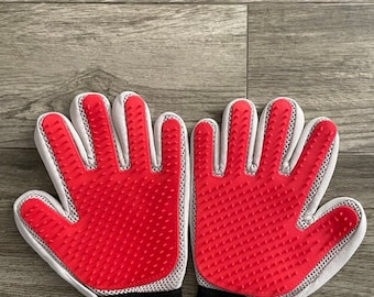 a pair Pet Grooming, and Hair Remover Glove
