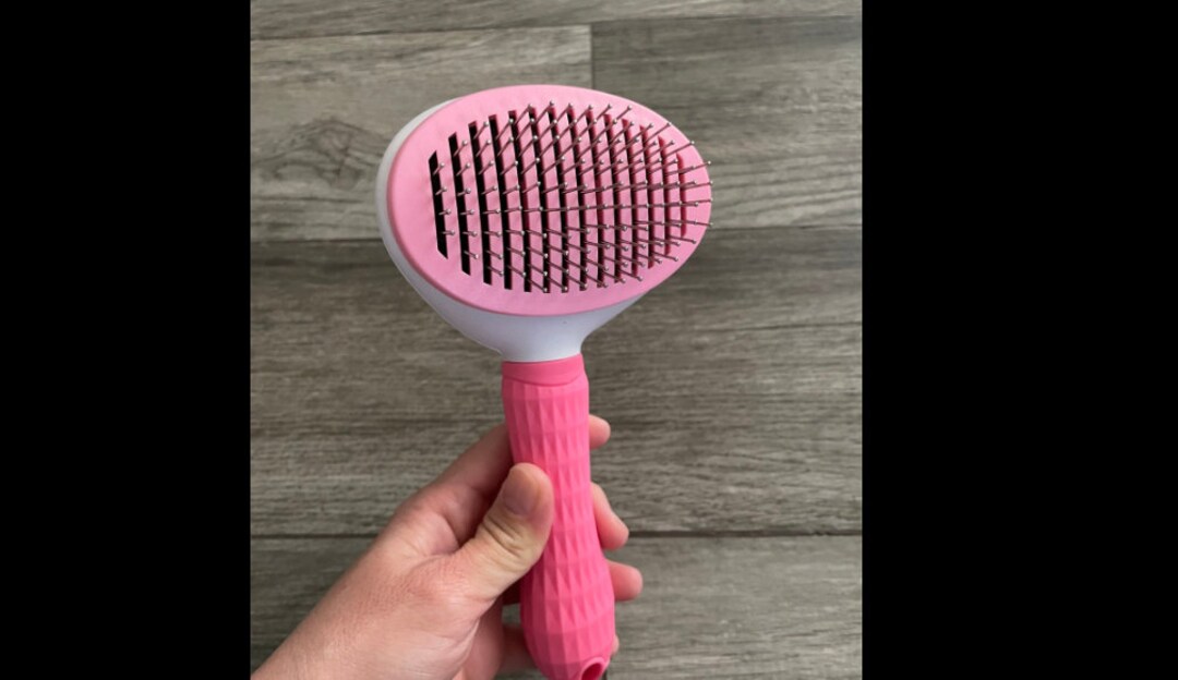 Self Cleaning Slicker Brushes for Shedding and Grooming Removes Loose