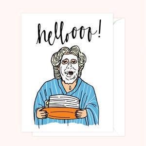 Mrs. Doubtfire Greeting Card