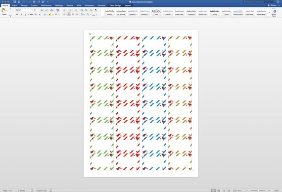 How to add borders to avery labels in word