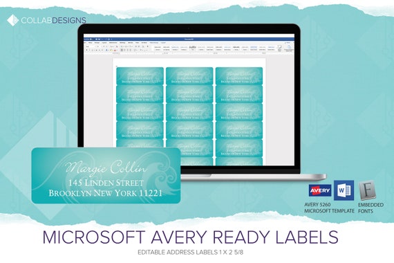How to import addresses to avery labels