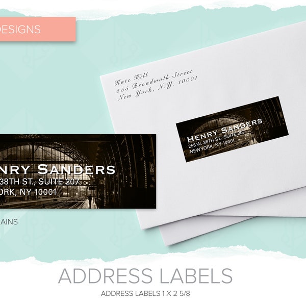 Address Label, 100 Address Label, Custom Address, Address Labels, Photo Address, Return Address Labels, RSVP Address - Standard 1 x 2 5/8