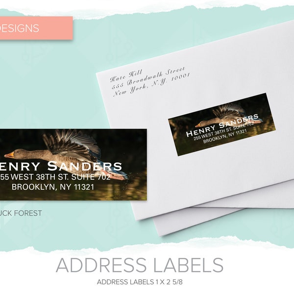 Address Label, 100 Address Label, Custom Address, Address Labels, Photo Address, Return Address Labels, RSVP Address - Standard 1 x 2 5/8