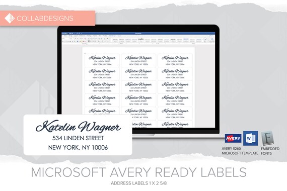 indesign templates for avery labels