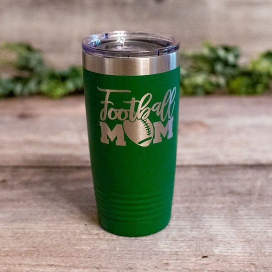 Football Mom Engraved Football Mom Tumbler, Football Mom Cup, Football Mom Gift, Football Mom
