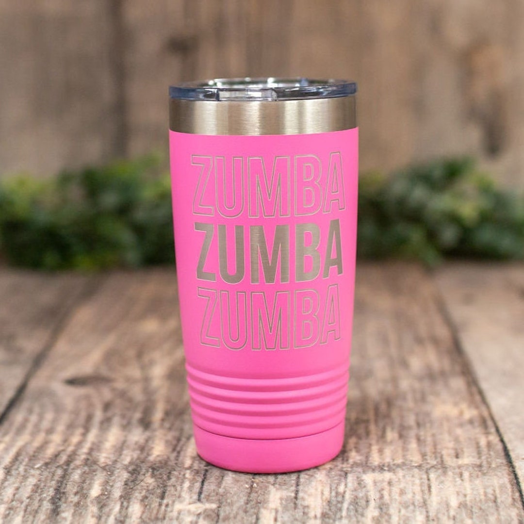 Zumba Engraved Stainless Steel Gym Tumbler Workout Travel Etsy