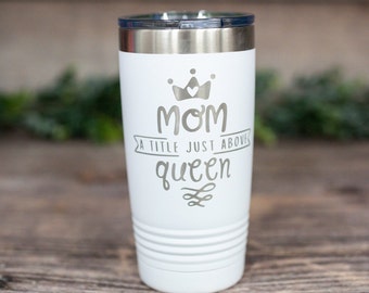 Mom A Title Just Above Queen - Engraved Personalized Mom Gift, Mothers Day Gift, I Love You Mom Mug, Best Mom Mug, Mom Gift, Gift For Mom