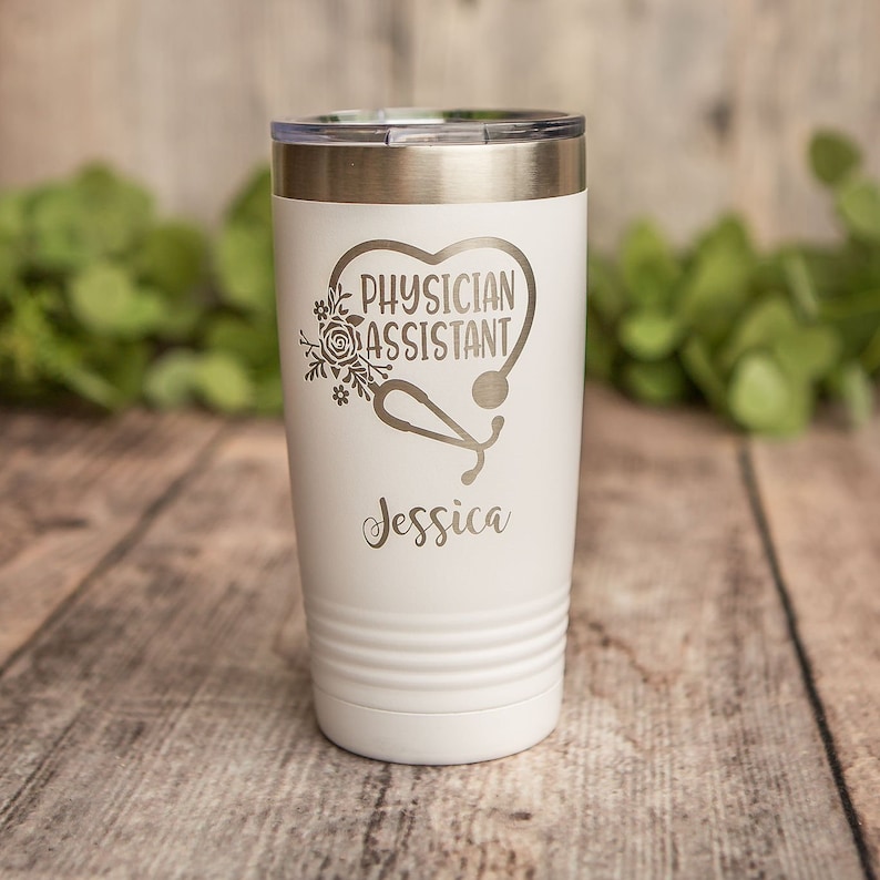 Physician Assistant Engraved Personalized Tumbler With Name Etsy