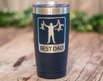 Taza De Café De Cerámica Negra, Regalo Del Día Del Padre, El Mejor Papá De La Historia, 350ml - AliExprs