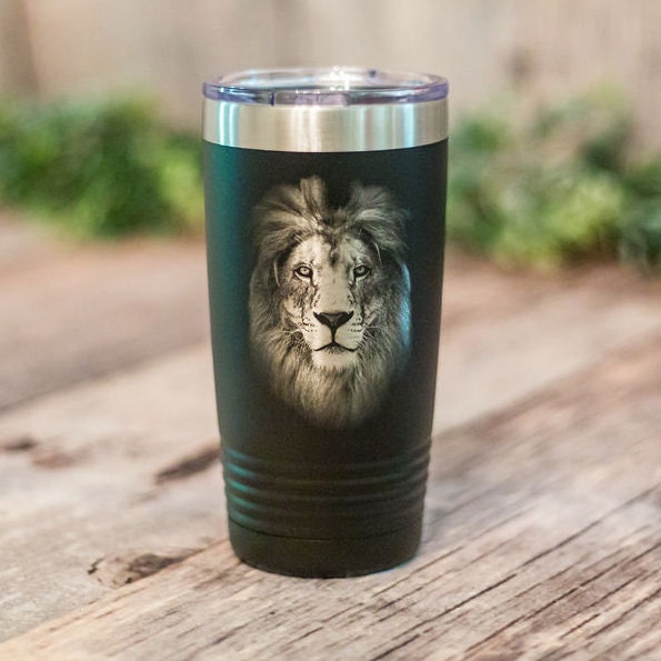 Cute cozy Lion Cup Cosy reusable coffee travel cup 