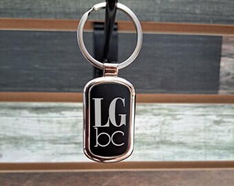 Lazy Girls Book Club Keychain - Engraved Keychain, Gift for Book Lovers, Gift For Readers, LGBC Keychain