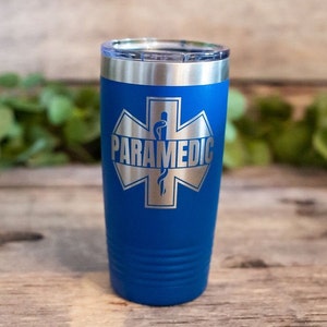 Paramedic - Engraved Paramedic Tumbler, Paramedic Gift, Insulated Paramedic Travel Tumbler Mug, Paramedic Mug