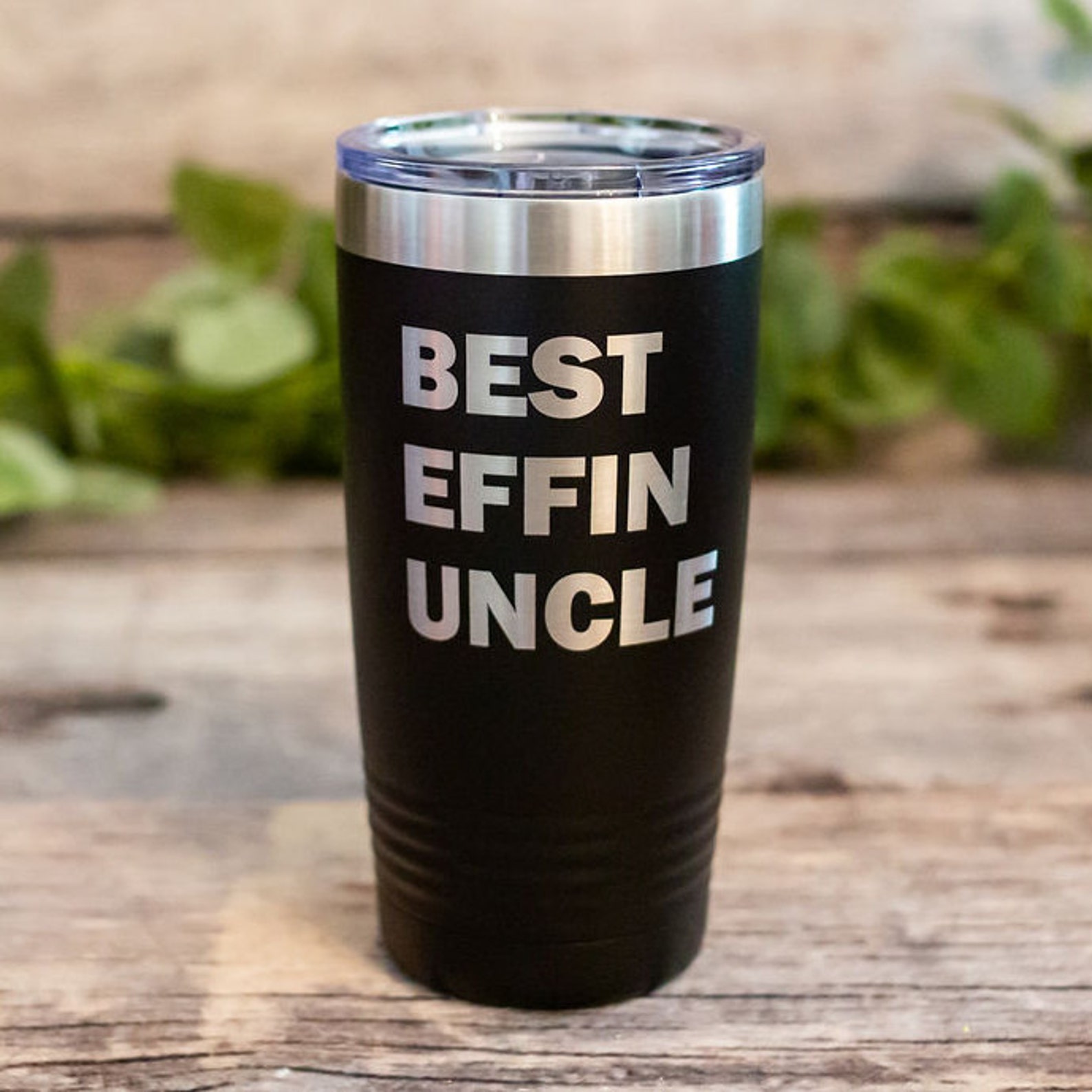 Best Effin Uncle Engraved Stainless Steel Tumbler