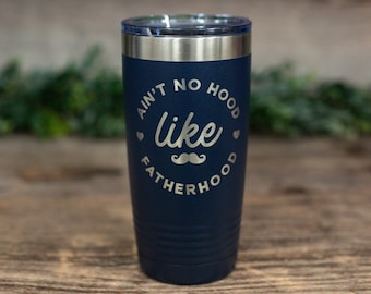 No hay mejor paternidad que la paternidad: vaso de acero inoxidable grabado, regalo para papá, taza para el Día del Padre, el mejor regalo para papá, taza para el futuro papá