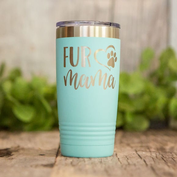 Mama Needs Her Coffee Glass Cup W Floral and Heart Design - Comes with Lid & Straw - Gift for Mothers Day, Birthdays, Christmas from BluChi