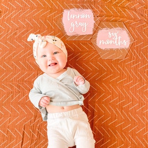 Milestone Markers, Baby Milestone Markers, Acrylic Milestone Markers, Baby Milestone Cards, Baby Milestones, Baby Milestone Acrylic Markers