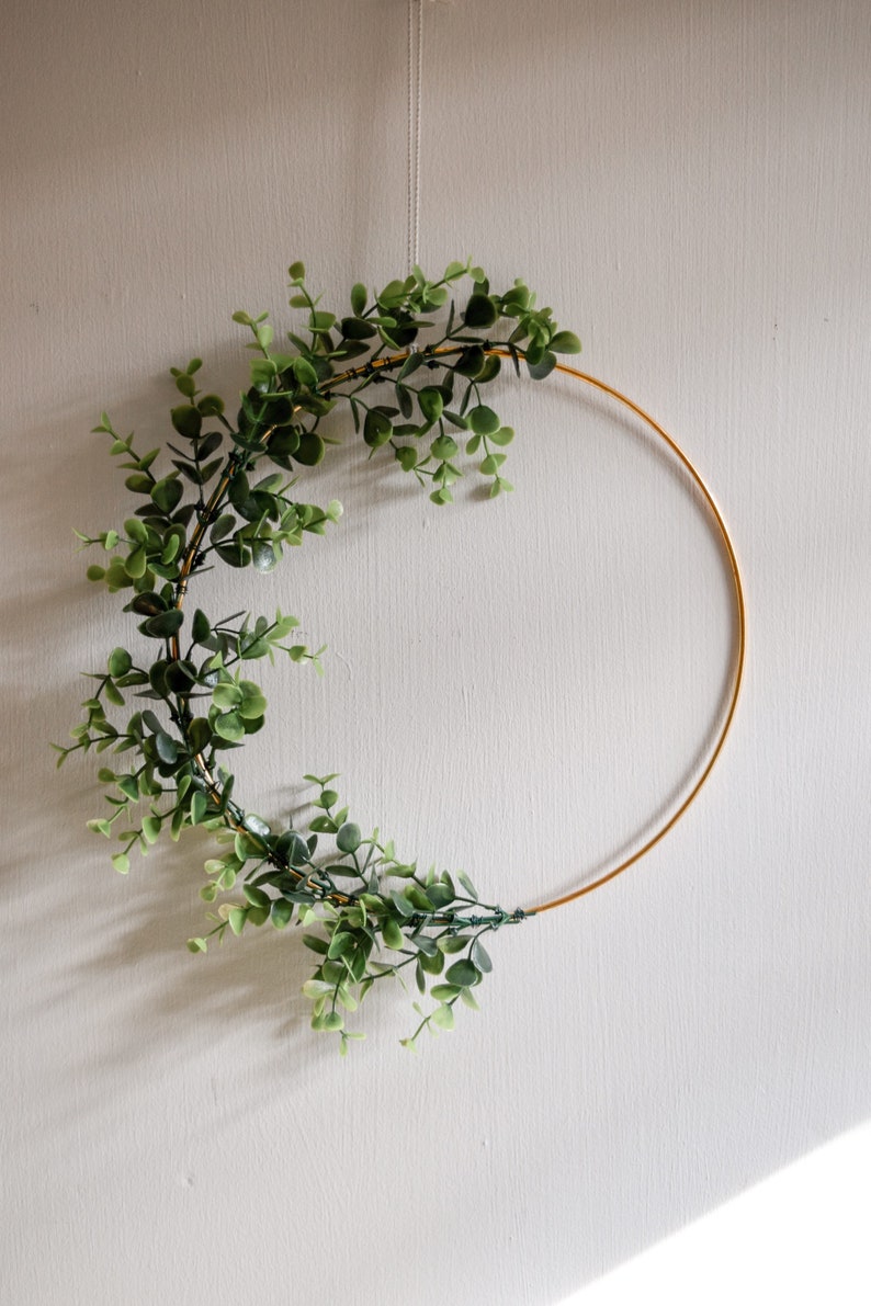 Metal Greenery Hoops Floral Hoop Greenery Hoop Wreath Etsy