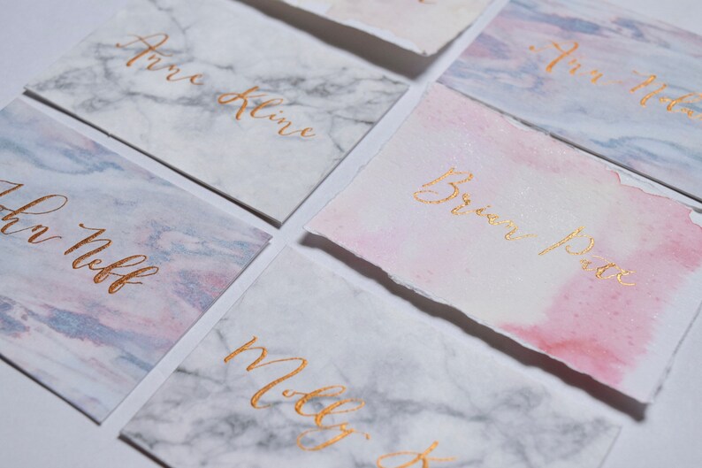 Handwritten Wedding Place Cards Wedding Place Cards Place Etsy