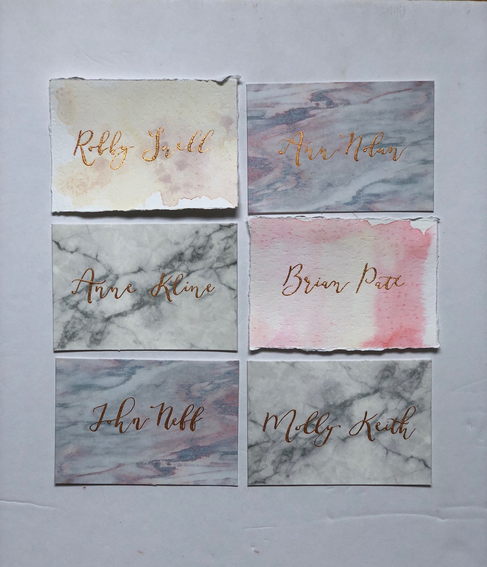 Handwritten Wedding Place Cards Wedding Place Cards Place Etsy