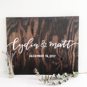 Custom Wood Welcome Wedding Sign, Wedding Sign, Welcome Sign, Wedding Welcome Sign, Custom Wood Sign, Wood Signs, Welcome To Our Wedding