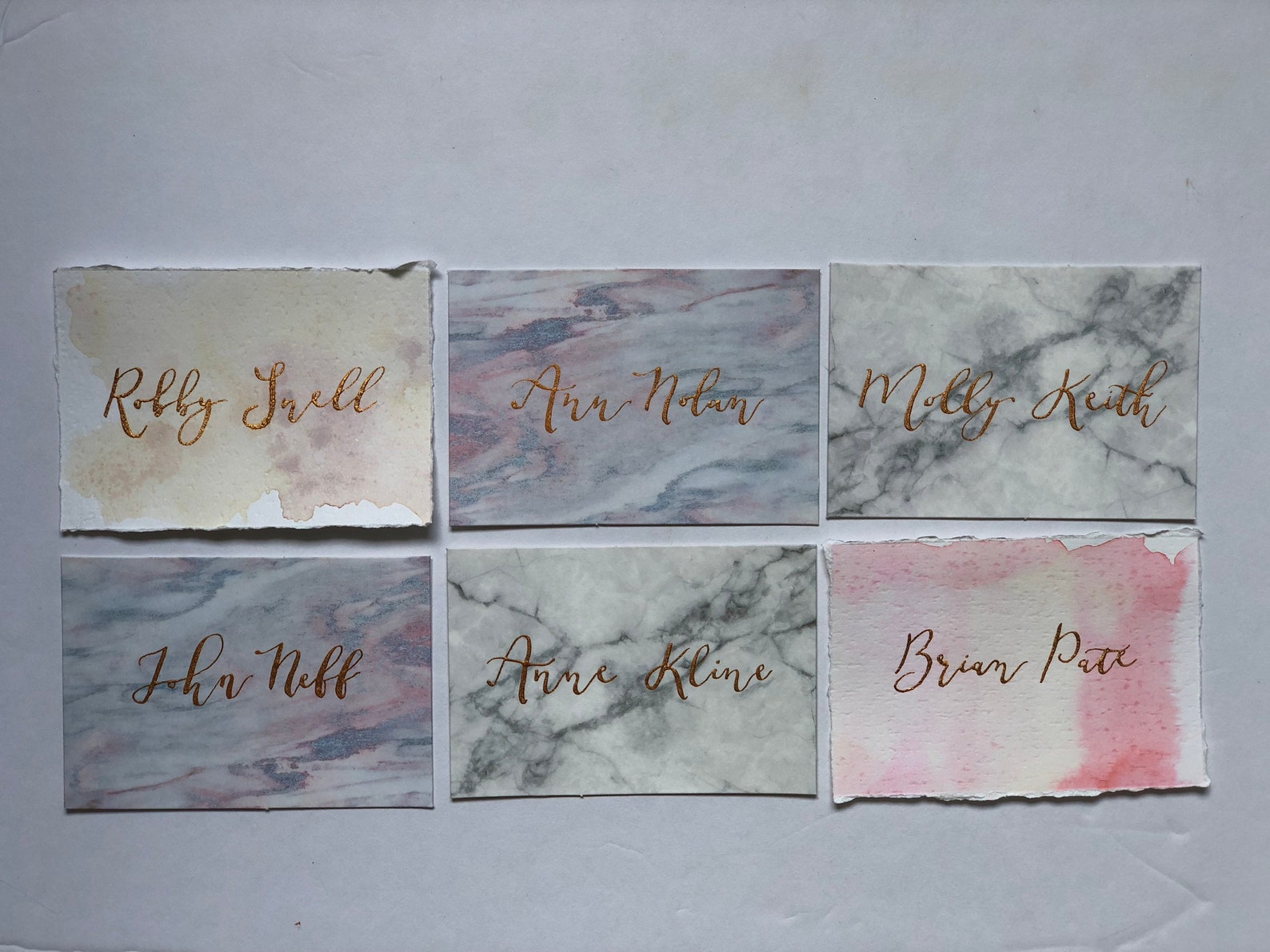 Handwritten Wedding Place Cards Wedding Place Cards Place Etsy