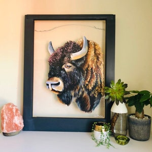Colorful Bison
