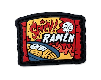Spicy Ramen ranger eye hook and loop morale patch