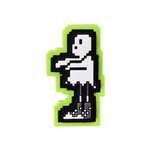 8 Bit Ghost Guy ranger eye patch, hook and loop morale patch