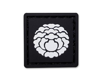 Chrysanthemum Japanese Emblem ranger eye, hook and loop morale patch