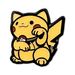 Broche souris électrique Neko Anime en émail