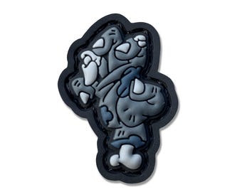 Zombie Hand Augenklappe für Augen, Klettverschluss und Patch