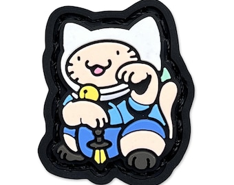 Adventure Boy Neko ranger eye patch, hook and loop morale patch
