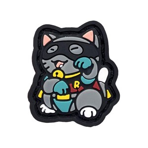 Sidekick Boy Neko ranger eye patch, hook and loop morale patch