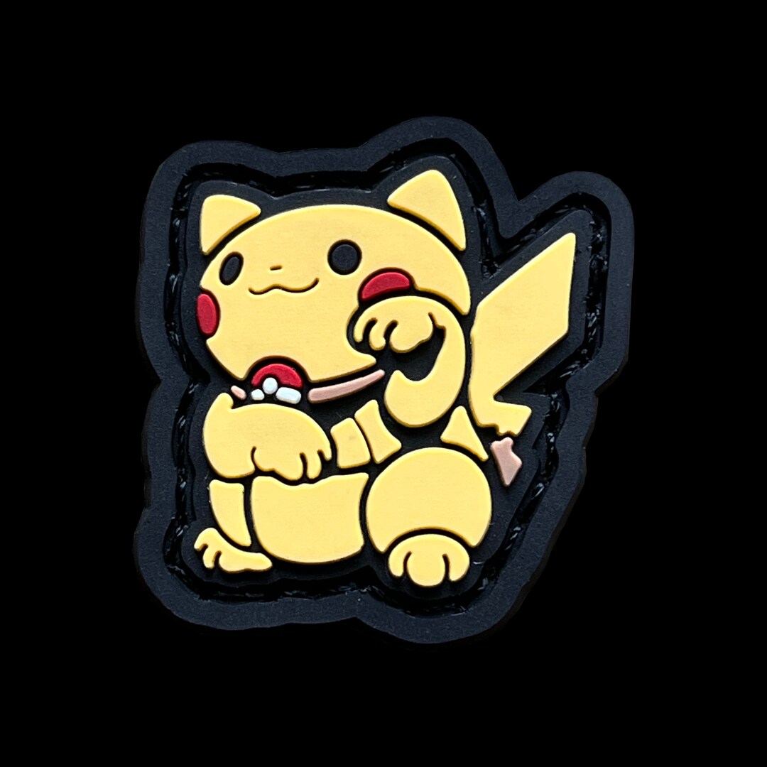Pikachu Neko RE Patch Pvc Patch Morale Patch Ranger Eye Velcro - Etsy