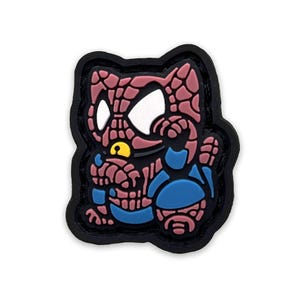Web Slinger Neko ranger eye patch, hook and loop morale patch