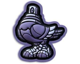 Spraygeon purple ranger eye patch, hook and loop morale patch
