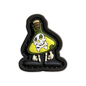 Parche ocular de guardabosques Poison Beaker, parche moral con velcro