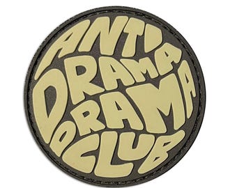 Parche moral con velcro y ojo de guardabosques del Anti Drama Club