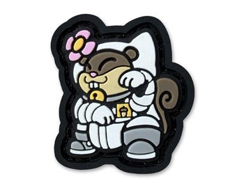 SB4 Squirrel Neko ranger eye hook and loop morale patch