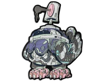 Mechasoul Spraygeon hook and loop morale patch