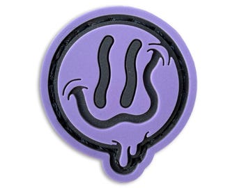 Smile Purple RE ranger eye patch, hook and loop morale patch