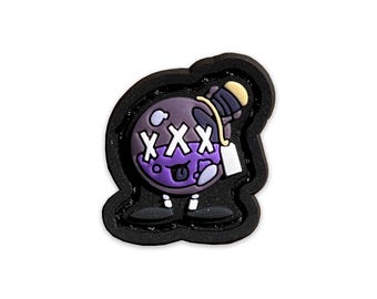 Poison Flask ranger eye patch, hook and loop morale patch