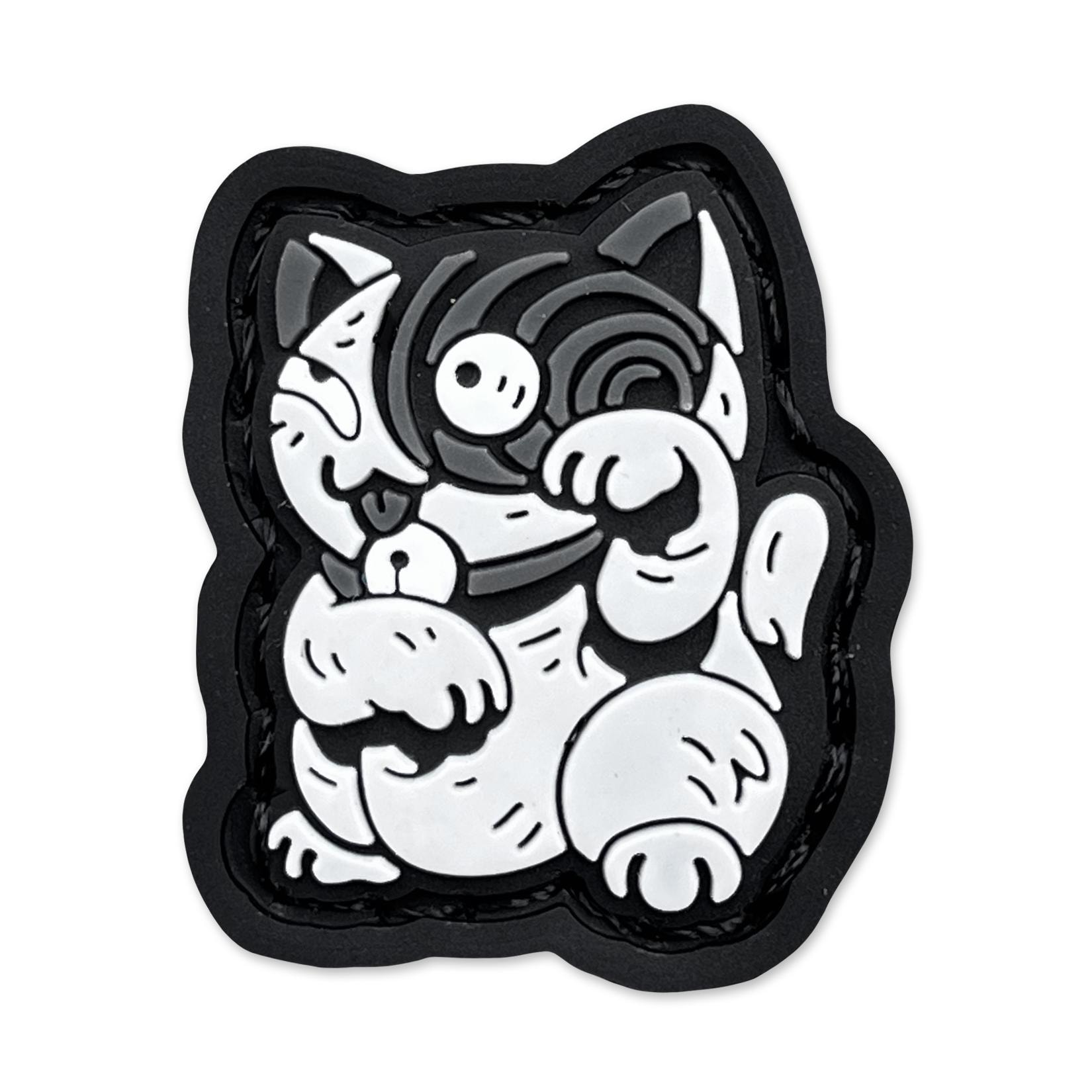 Uzumaki Japanese Neko ranger eye patch, hook and loop morale patch