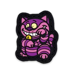 Grijnzende Cat Neko ooglapje ranger, klittenband moraal