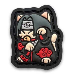 Daybreak Anime 01 Neko ranger eye patch, hook and loop morale patch