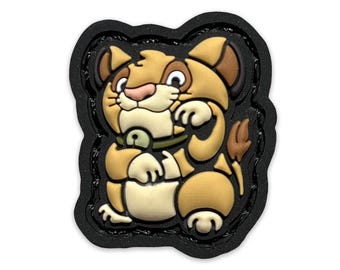 Benda sull'occhio del ranger Neko di Savannah Prince, toppa morale con gancio e passante