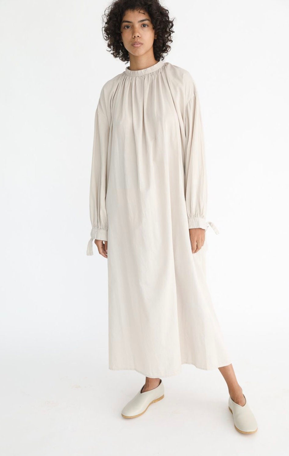 COSMIC WONDER / Beautiful Organic Cotton Ritual Long Dress in