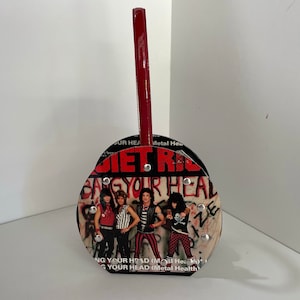 Quiet Riot “Bang Your Head” mini vinyl record purse